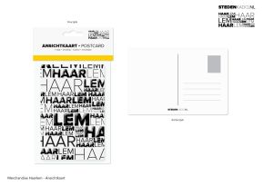 ANSICHTKAART + ENVELOP HAARLEM